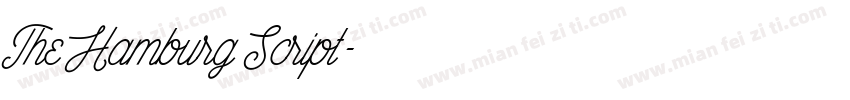 The Hamburg Script字体转换